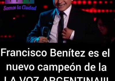 FRANCISCO BENÍTEZ ES EL NUEVO CAMPEÓN DE LA VOOOOOZ ARGENTINA!!!